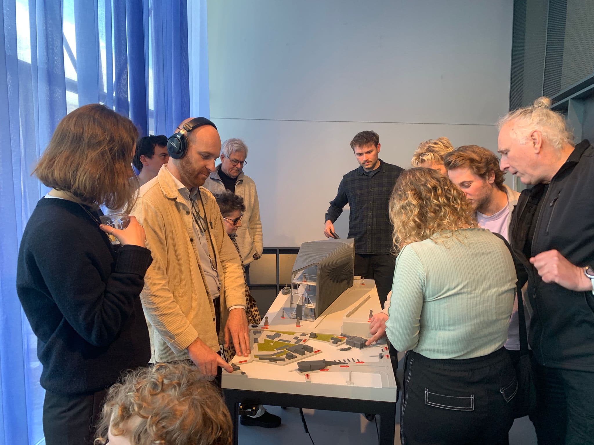 Voelmaquette Arcamgebouw en Oosterdok - Zien met je handen